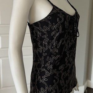 Chanel logo camisole top